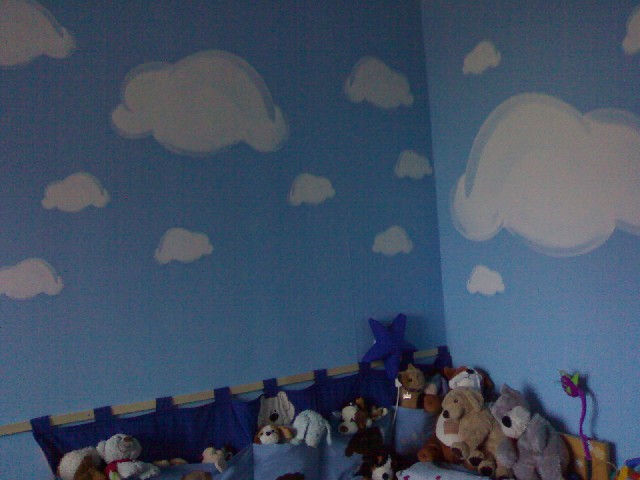 Dětské dekorace Lunami - inspirace,inspirace dětský pokoj,inspirace obývací pokoj, inspirace kuchyně - samolepky, obrázky, dekorace, aplikace Nebe, mraky, mráčky