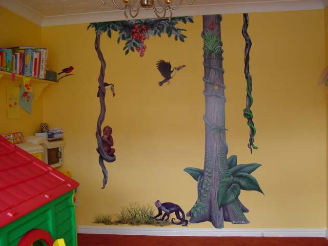 Dětské dekorace Lunami - inspirace,inspirace dětský pokoj,inspirace obývací pokoj, inspirace - samolepky, obrázky, dekorace - zvířátka africké safari - jungle - papoušek, žirafa, lev, opice